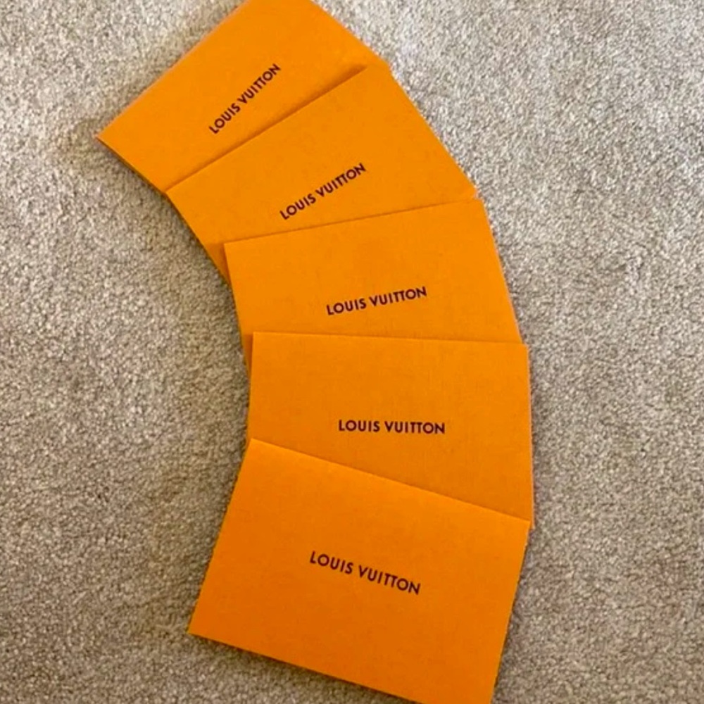 Louis Vuitton Orange Recipe Envelope
